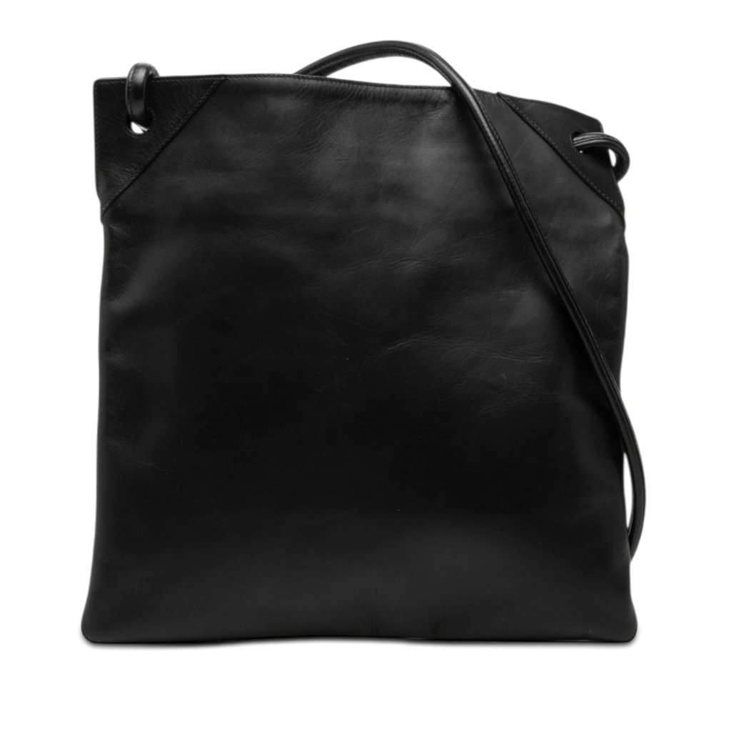 Bottega Veneta Calfskin Crossbody Black Leather Very good condition - Front View