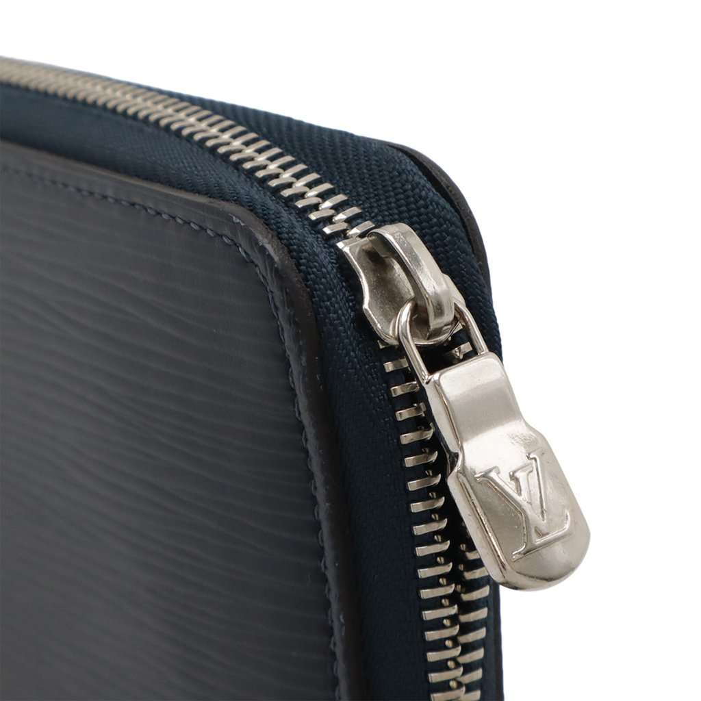Louis Vuitton Epi Zippy Long Wallet Blue Leather Very good - Box View