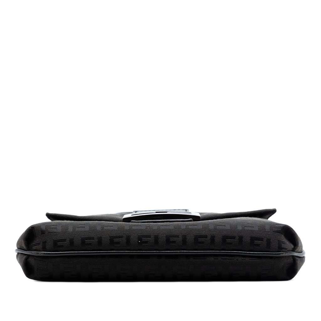 Fendi Zucchino Canvas Crossbody Black Very good condition - Inside View