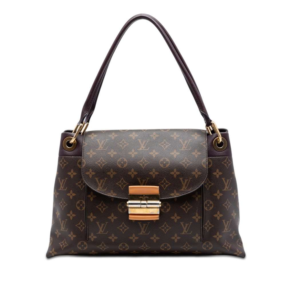 Louis Vuitton Monogram Olympe MM Brown Very good condition - Front View