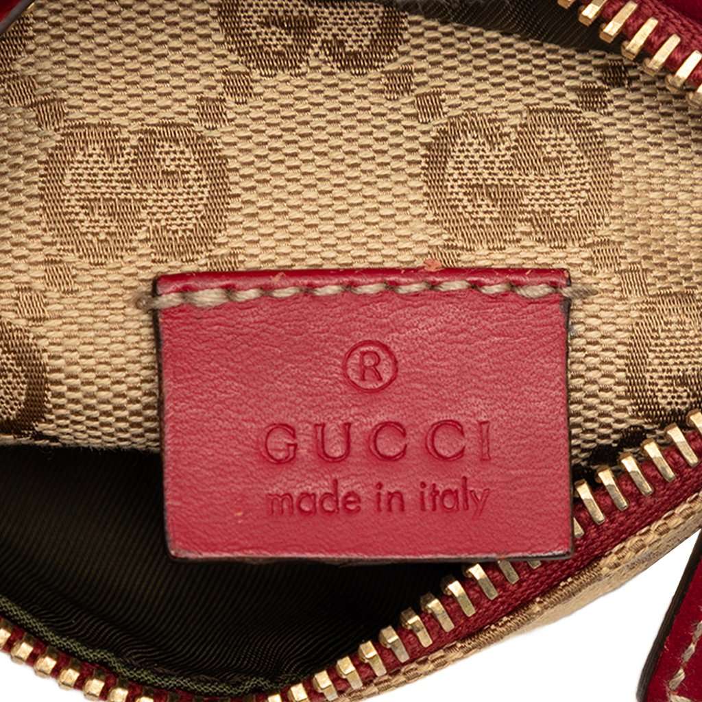 Gucci GG Canvas Web Double Pocket Belt Bag Beige Very good - Box View