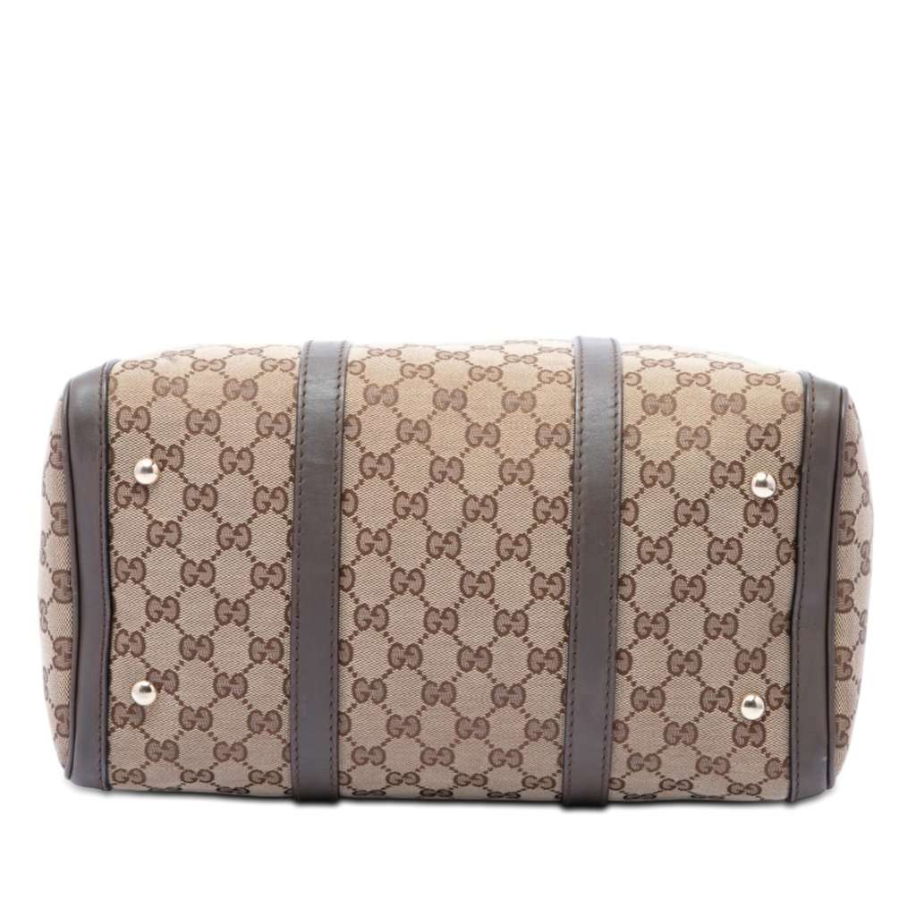 Gucci Medium GG Canvas Joy Boston Bag Beige Very good - Inside View