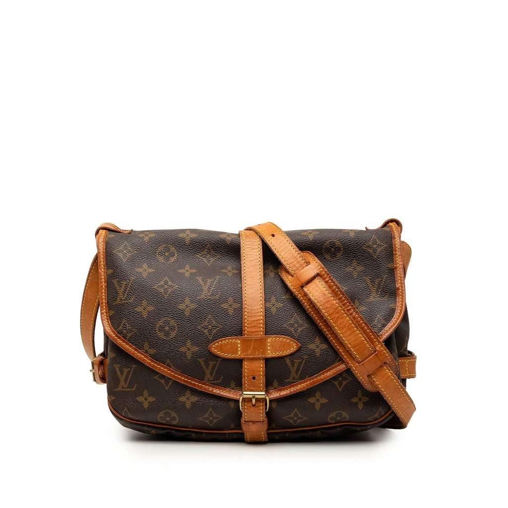 Louis Vuitton Monogram Saumur 30 Brown Good condition - Front View
