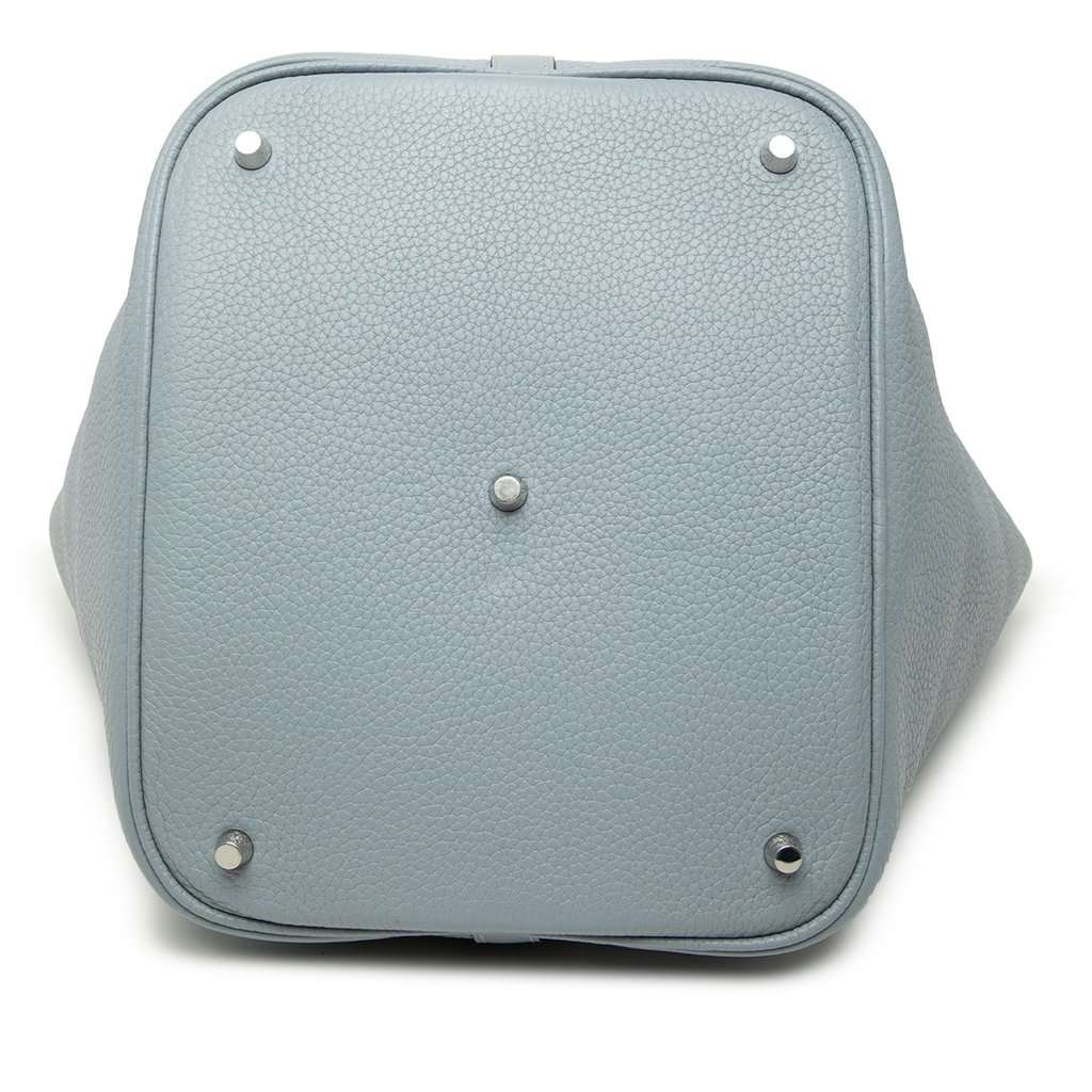 Hermès Clemence Picotin Lock 22 Blue Leather Very good condition - Inside View
