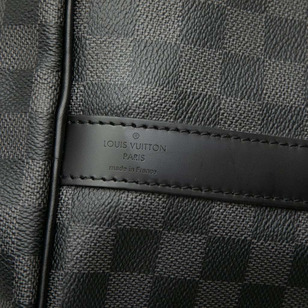 Louis Vuitton Damier Graphite Keepall Bandouliere 45 Black Very good condition - Box View