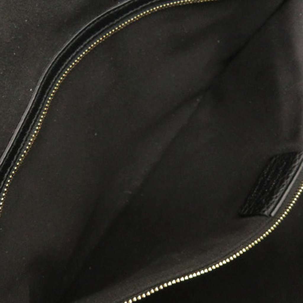Salvatore Ferragamo Grained Calfskin Studded Gancini Tote Black Leather Very good condition - Model View