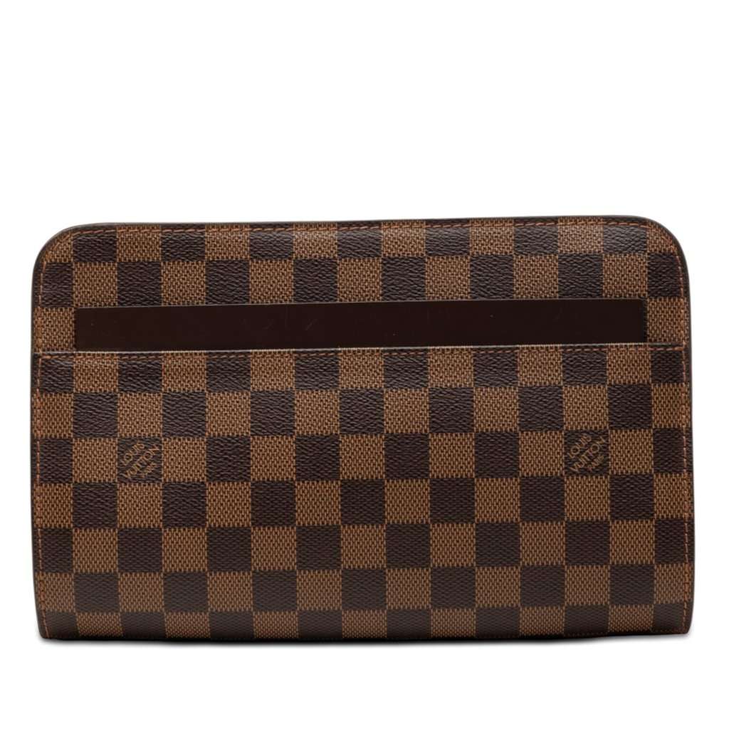 Louis Vuitton Damier Ebene Saint Louis Pochette Brown Very good condition - Front View