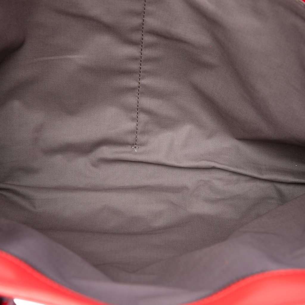 Bottega Veneta Nappa Intrecciato Briefcase Red Leather Very good condition - Model View