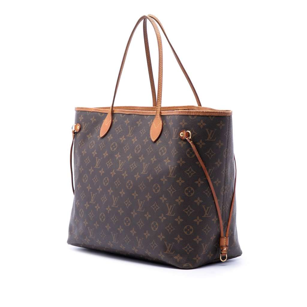Louis Vuitton Monogram Neverfull GM Brown Very good - Back View