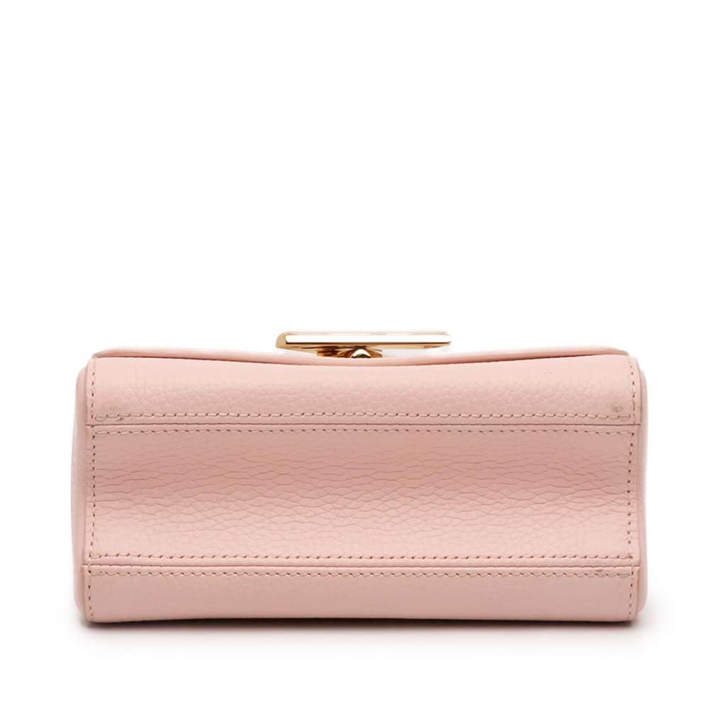 Louis Vuitton Taurillon Shearling Braided Handle Twist PM Pink Leather Very good - Inside View