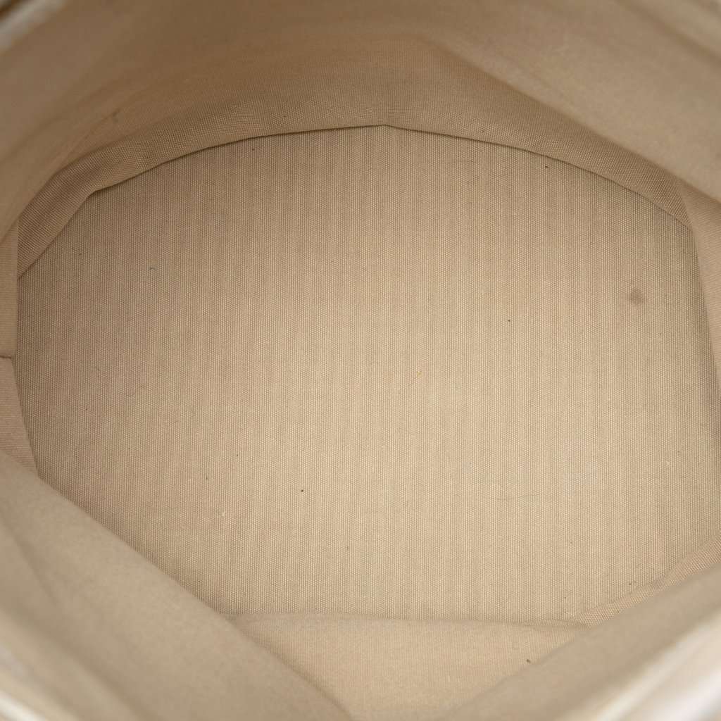 Louis Vuitton Monogram Mini Lin Bucket PM Beige Very good - Model View