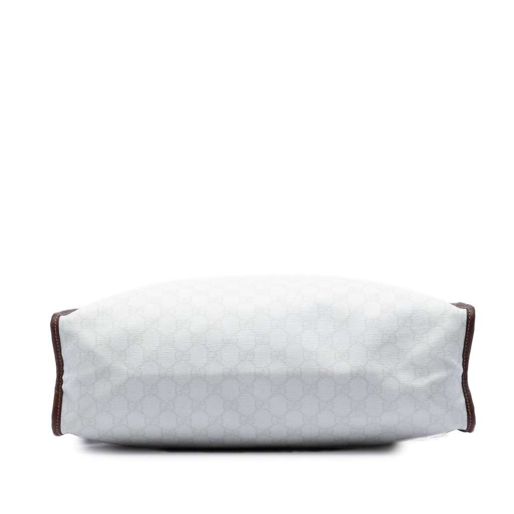 Gucci GG Supreme Web Tote White Very good - Inside View