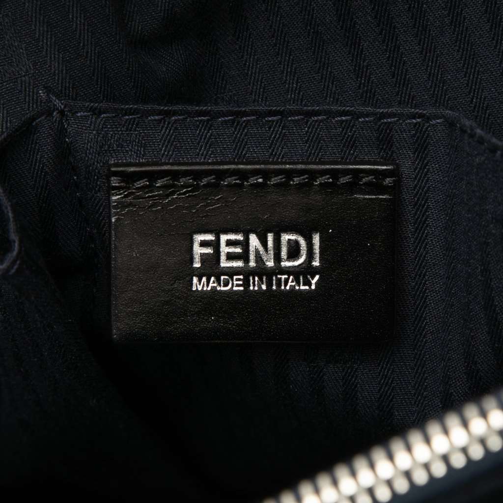 Fendi Medium Leather 2Jours Satchel Black Leather Very good condition - Box View