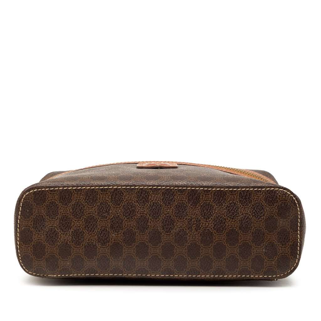 Celine Macadam Coated Canvas Vanity Bag Brown Very good condition - Inside View