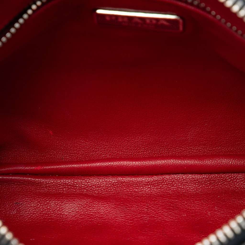 Prada Studded Leather Clutch Black Leather Very good condition - Model View