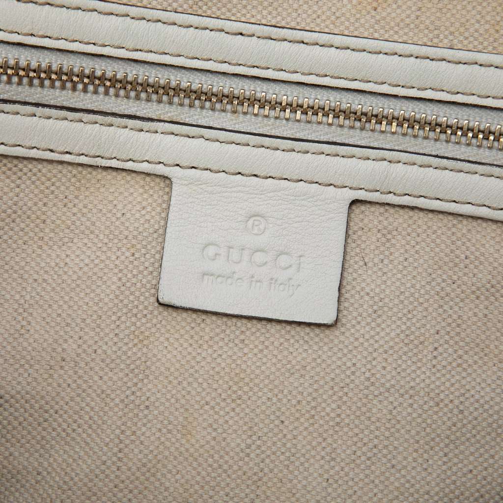 Gucci Limited Edition Medium GG Supreme Snowman In Africa Joy Boston Bag Beige Very good - Box View