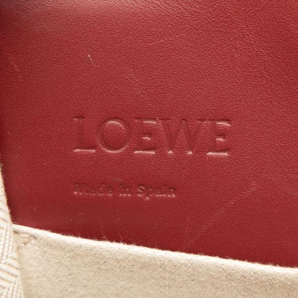 Loewe Small Leather Cushion Tote Red Leather Very good condition - Box View