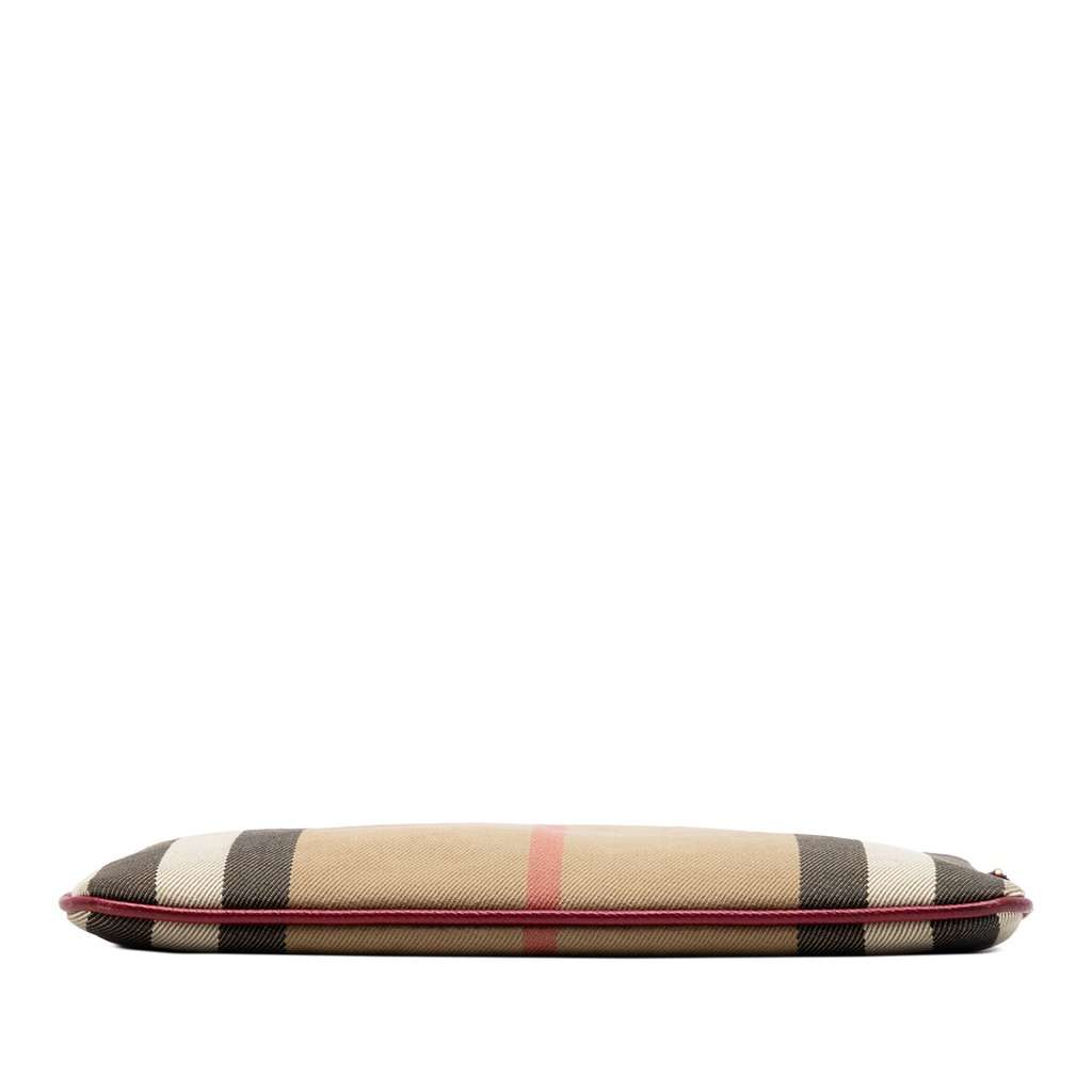 Burberry House Check Canvas Derby Peyton Crossbody Brown Very good - Inside View