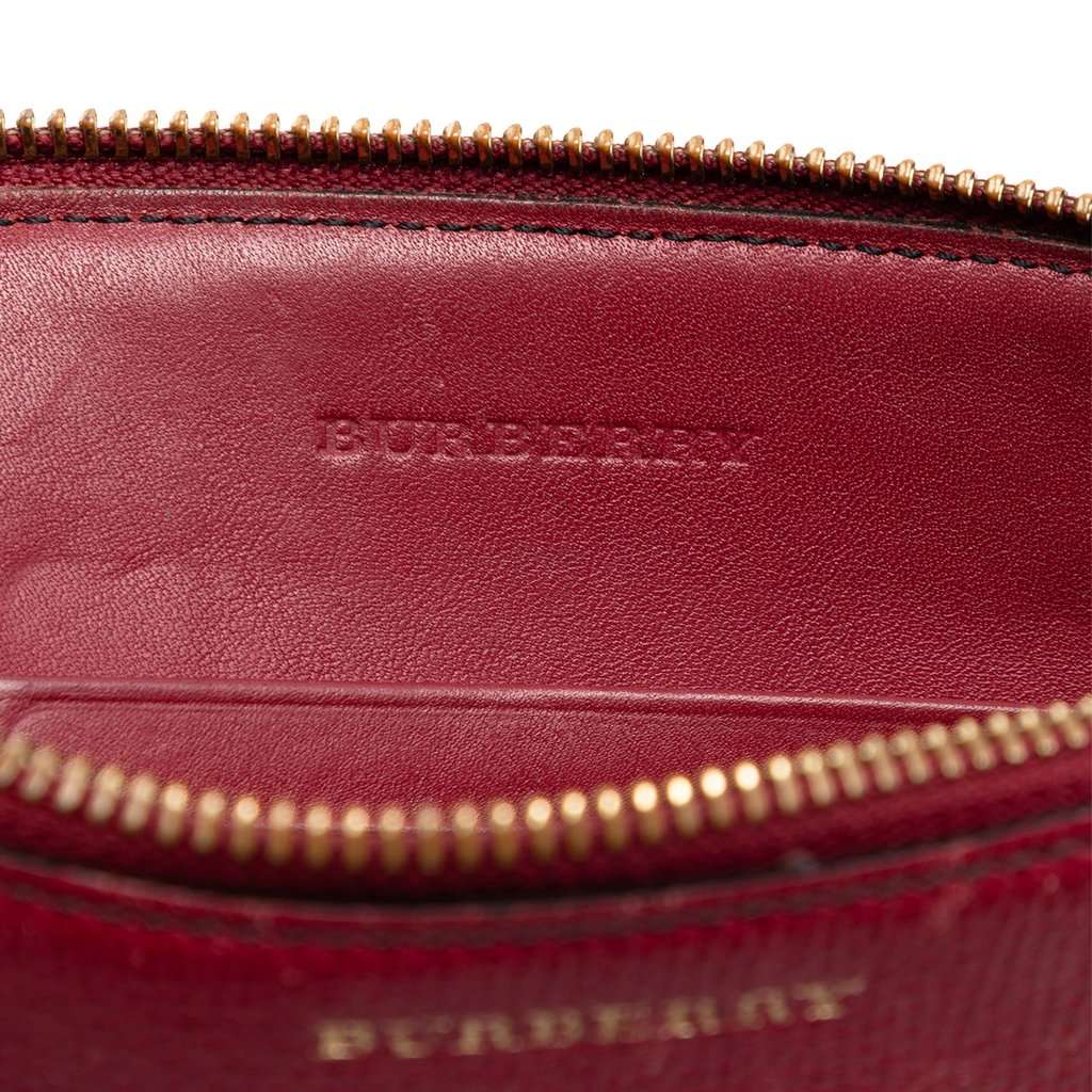 Burberry House Check Canvas Derby Peyton Crossbody Brown Very good - Box View