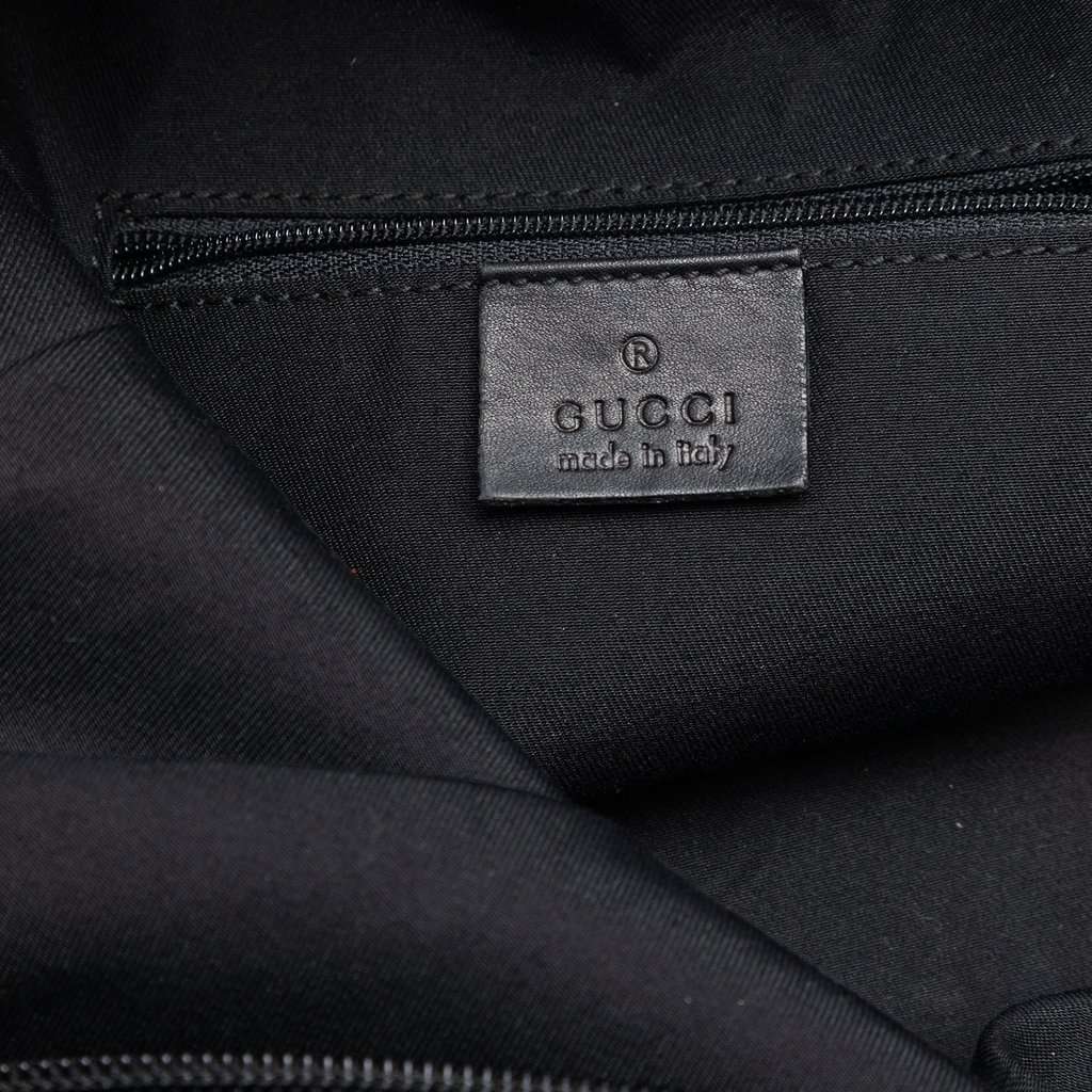 Gucci GG Canvas Shoulder Bag Black Very good condition - Box View