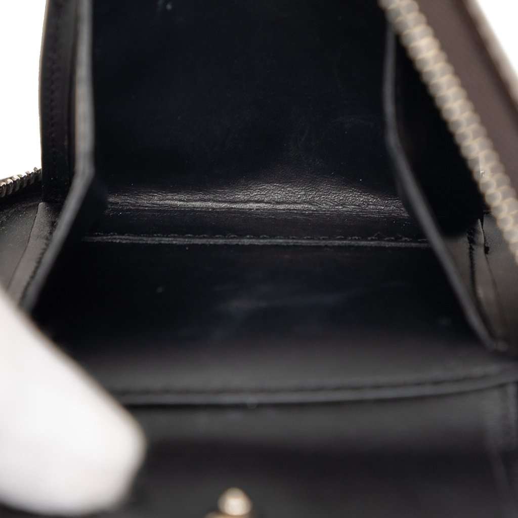 Louis Vuitton Monogram Glace Zippy Wallet Brown Leather Very good condition - Box View