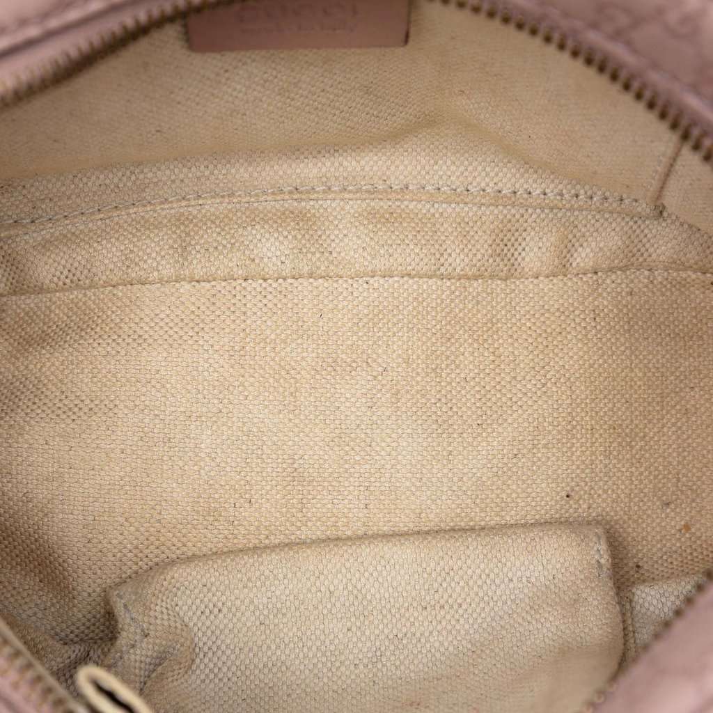 Gucci Microguccissima Sunshine Disco Camera Bag Pink Leather Good condition - Model View