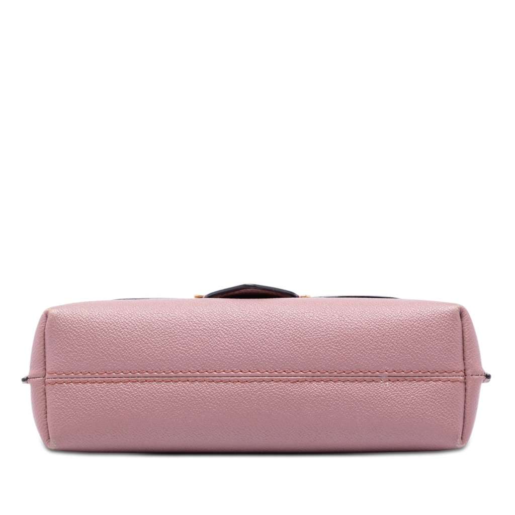 Burberry Small Leather Medley Buckle Crossbody Pink Leather Very good condition - Inside View