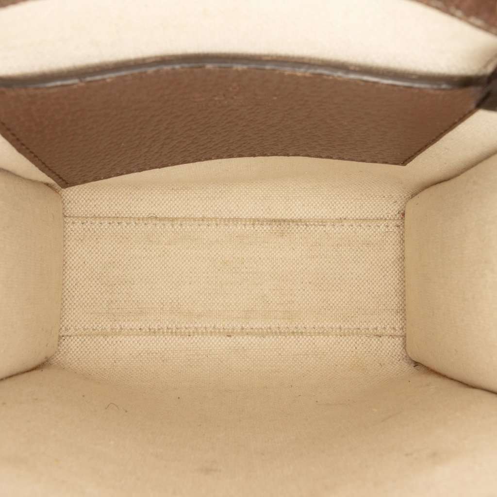 Gucci Mini Jumbo GG Canvas Web Satchel Beige Very good - Model View