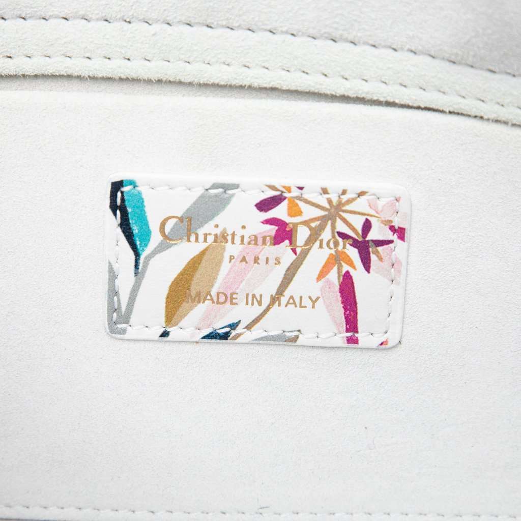 Dior Medium Calfskin Fantastica Lady D Joy White Leather Very good - Box View