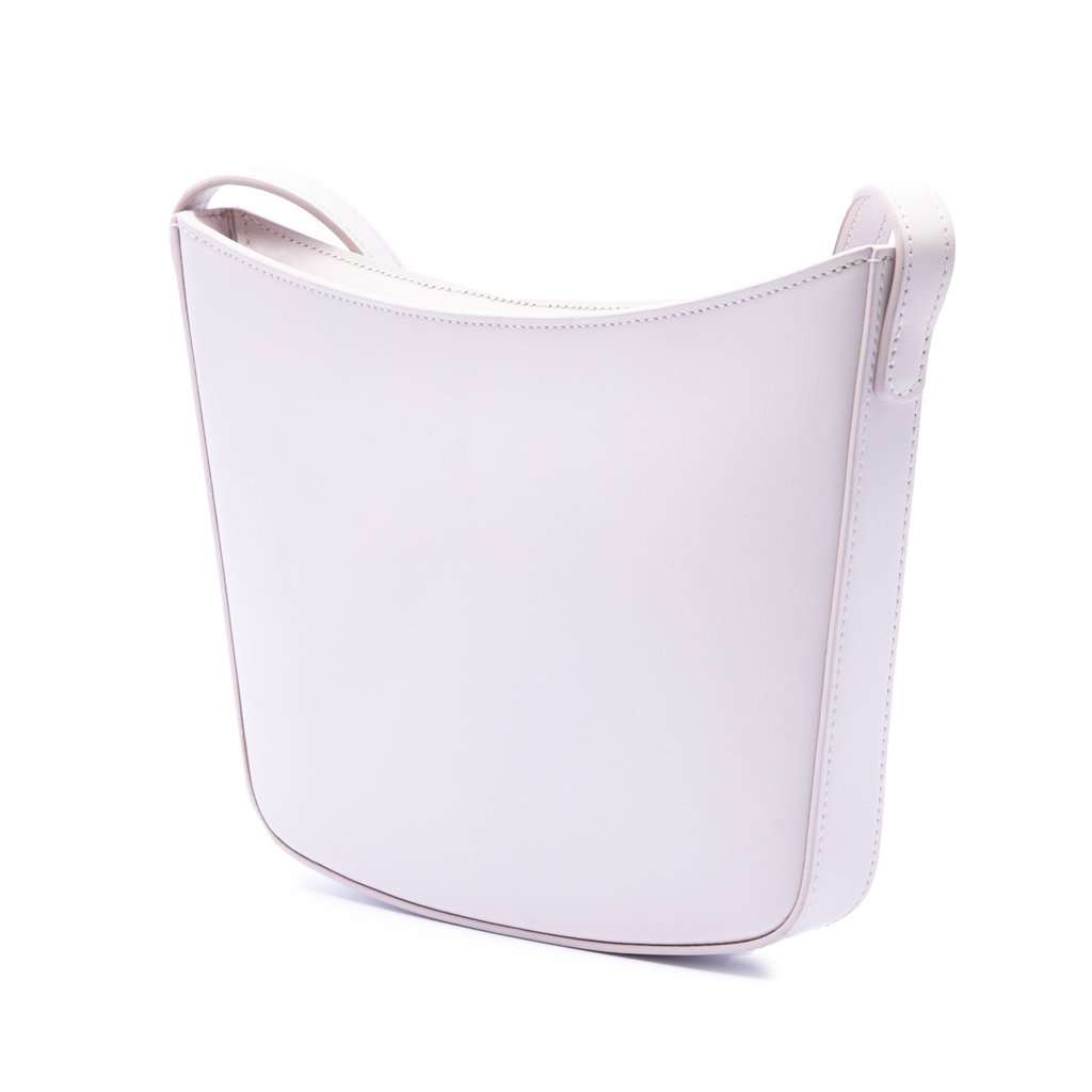 Celine Medium Shiny Calfskin Croque Shoulder Bag Pink Leather Very good condition - Back View