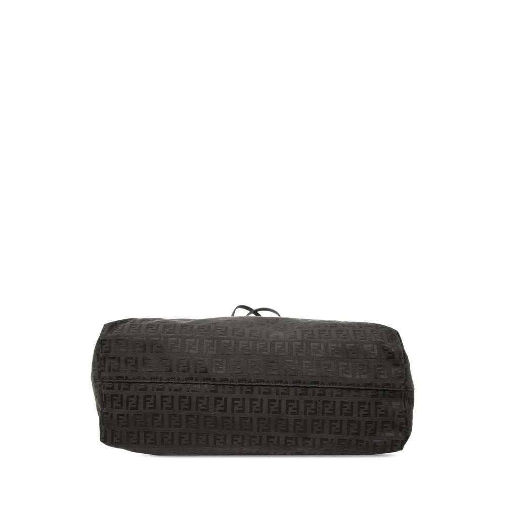 Fendi Zucchino Canvas Tote Black Very good - Inside View