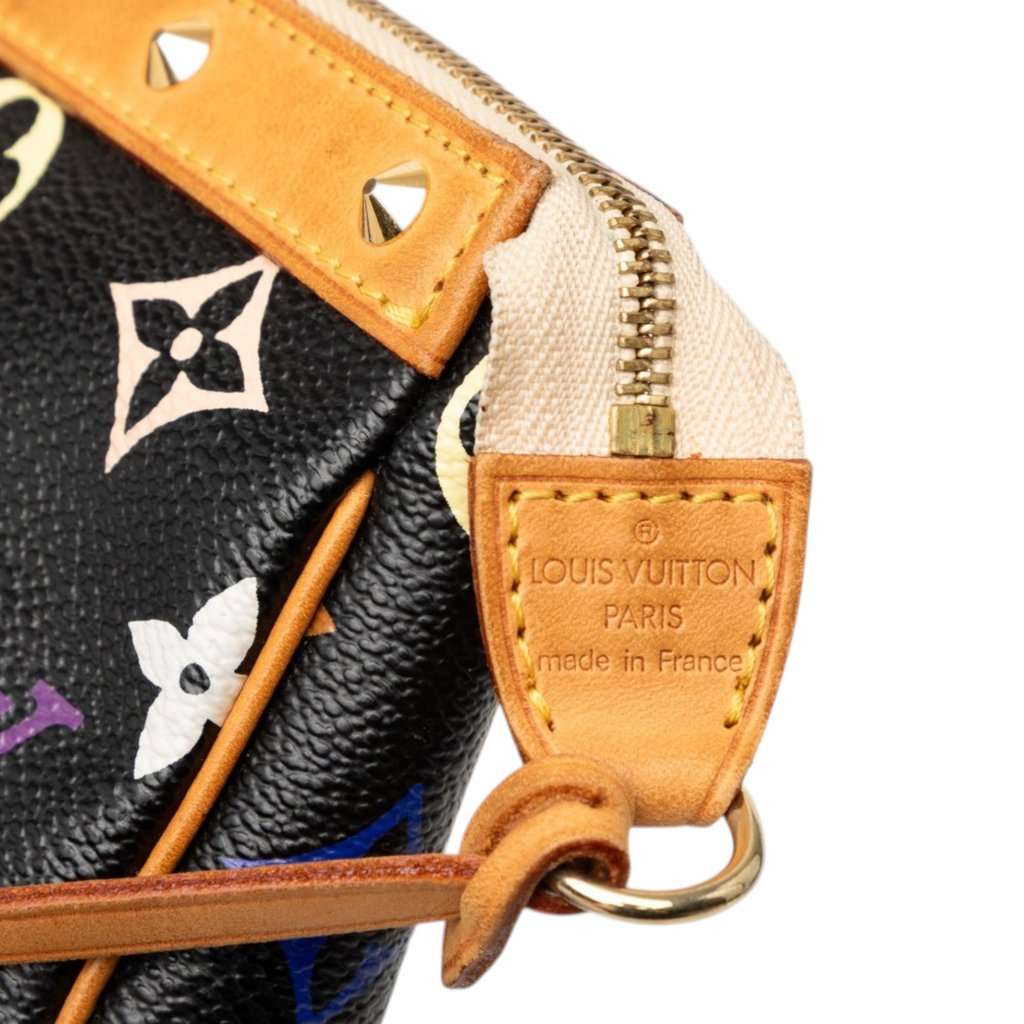 Louis Vuitton Monogram Multicolore Pochette Accessoires Black Very good - Box View