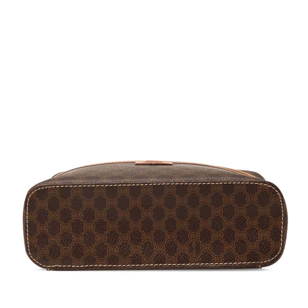 Celine Macadam Coated Canvas Vanity Bag Brown Good condition - Inside View