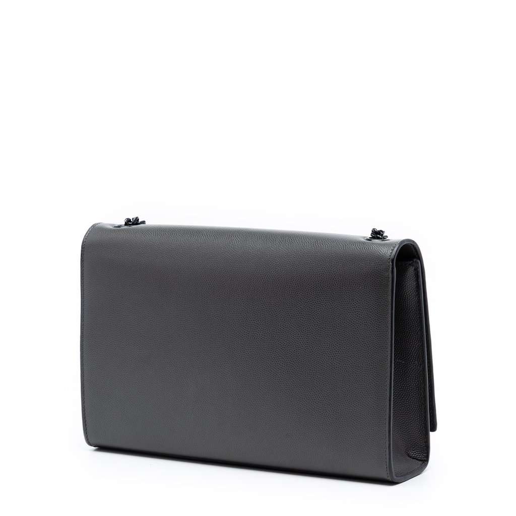 Saint Laurent Medium Grain De Poudre Monogram Monochrome Kate Crossbody MultiColor Leather Very good condition - Back View