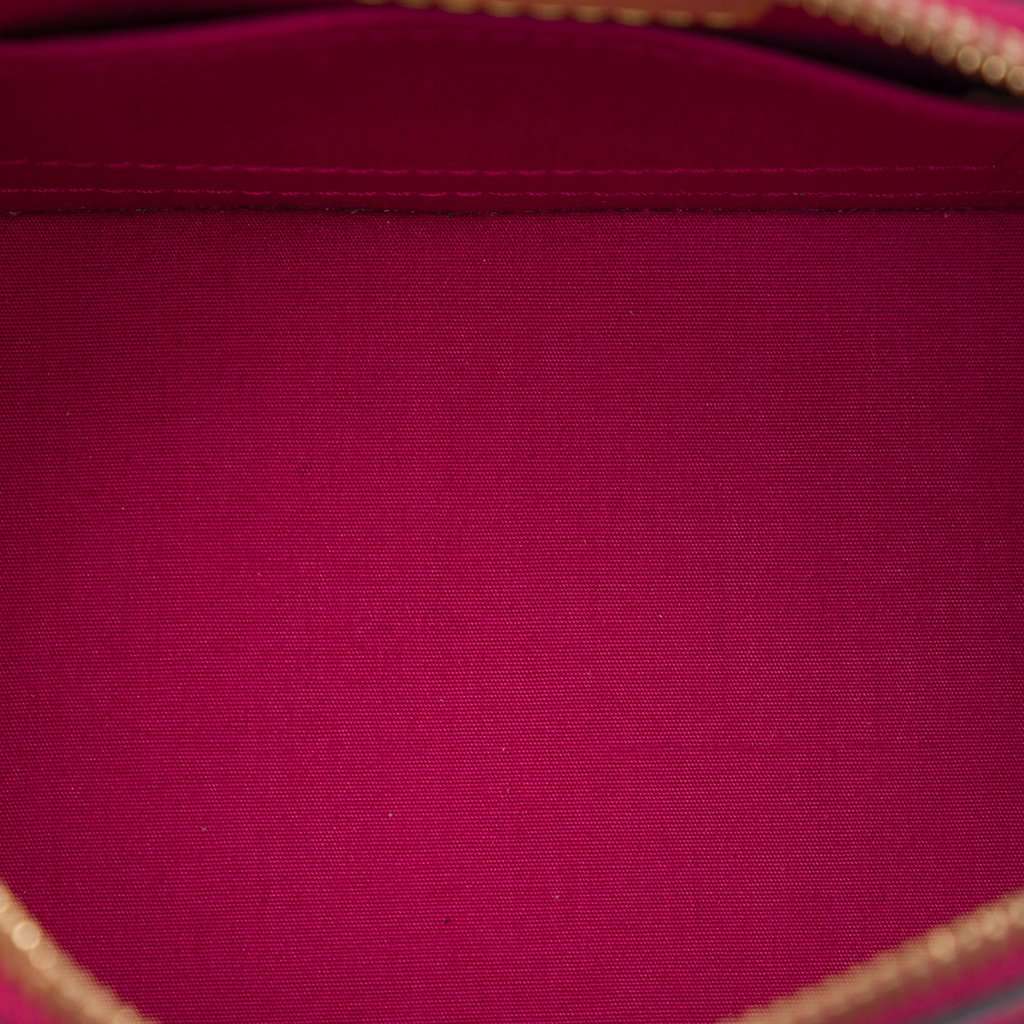 Louis Vuitton Monogram Vernis Alma BB Red Leather Very good - Model View