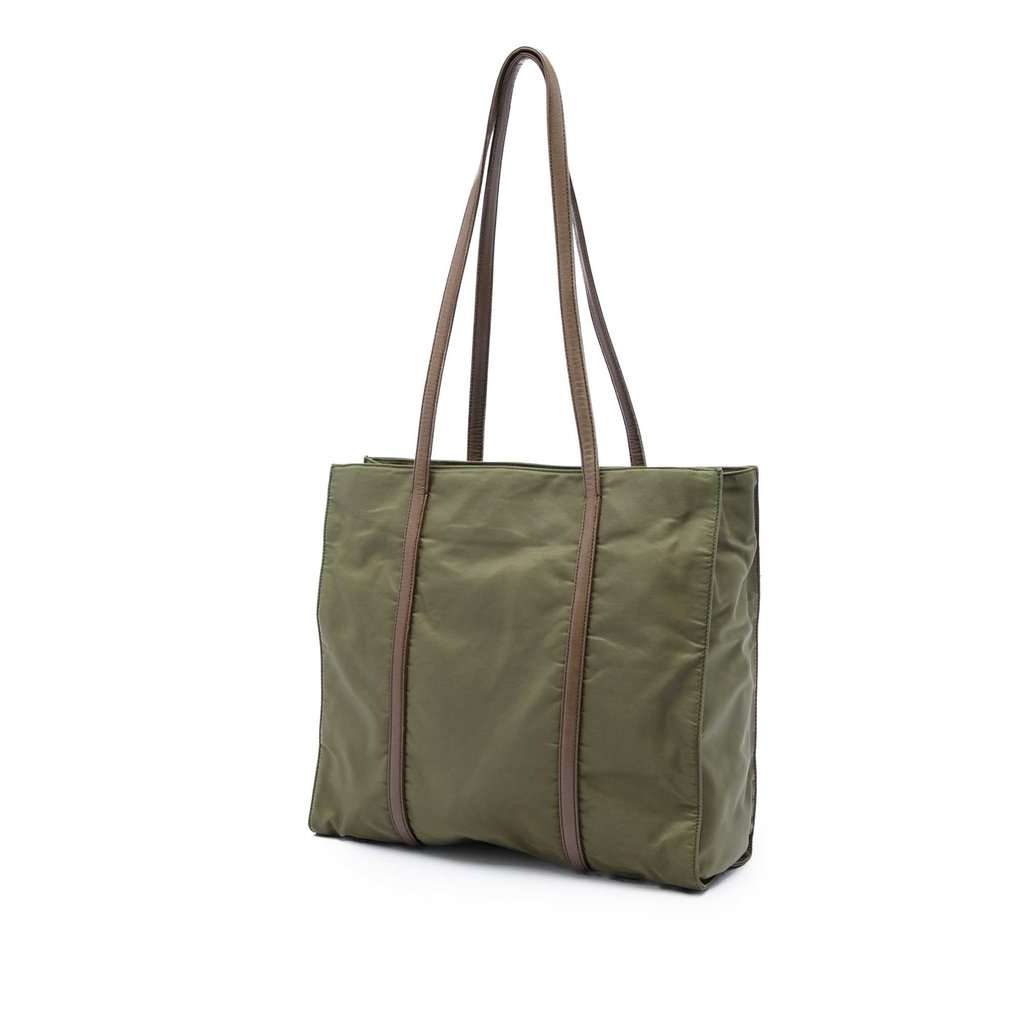 Prada Tessuto Tote Green Very good condition - Back View