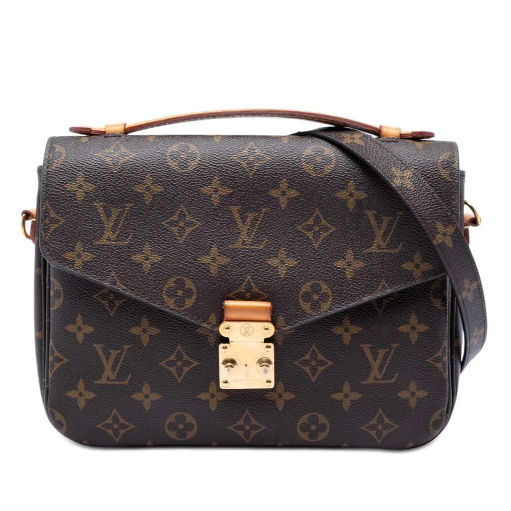 Louis Vuitton Monogram Pochette Metis Brown Very good condition - Front View