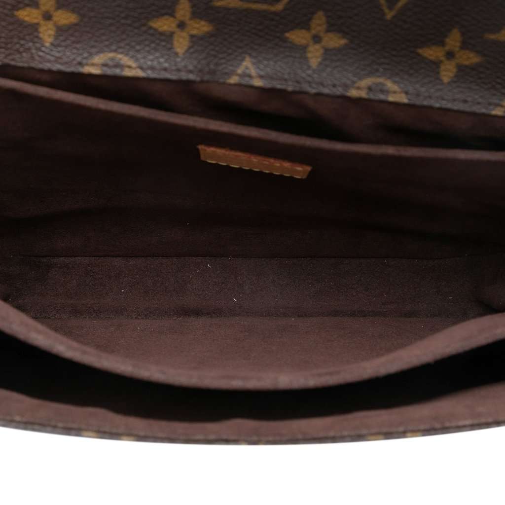 Louis Vuitton Monogram Pochette Metis Brown Very good condition - Model View