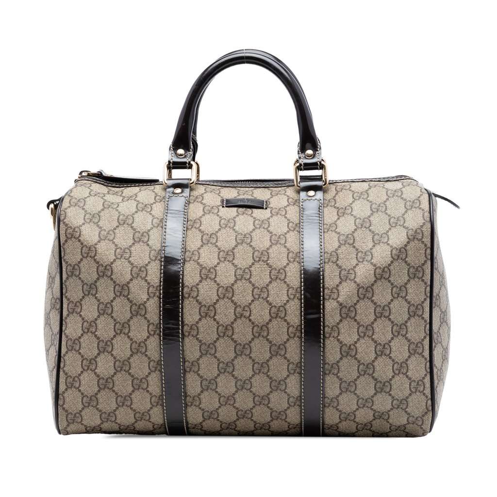 Gucci Medium GG Supreme Joy Boston Bag Beige Very good condition - Front View