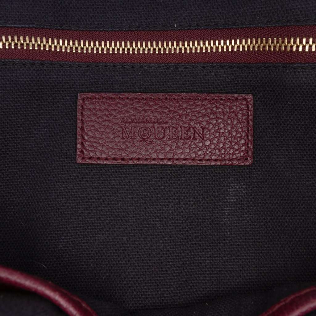 Alexander McQueen Small Leather Legend Satchel Red Leather Very good - Box View