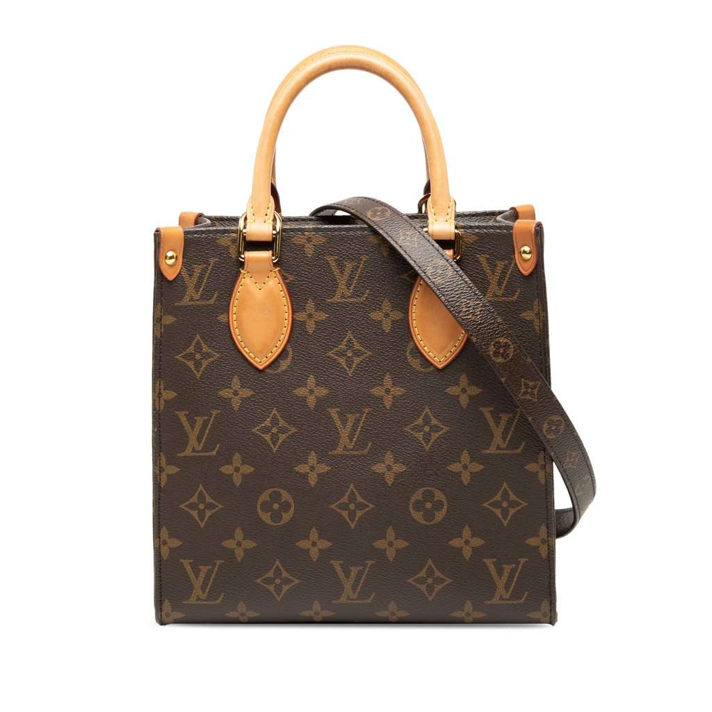 Louis Vuitton Monogram Sac Plat BB Brown Very good - Front View