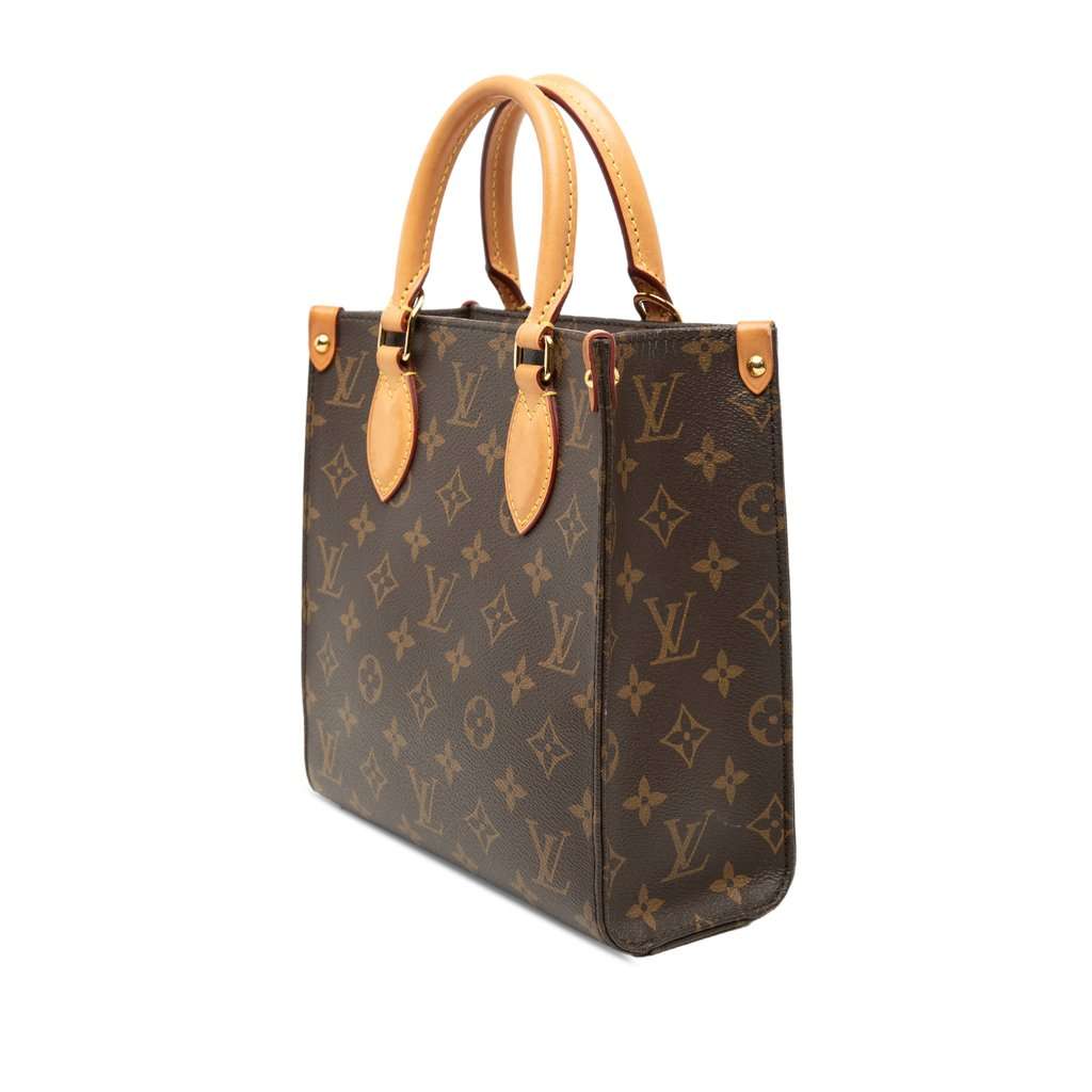Louis Vuitton Monogram Sac Plat BB Brown Very good - Back View