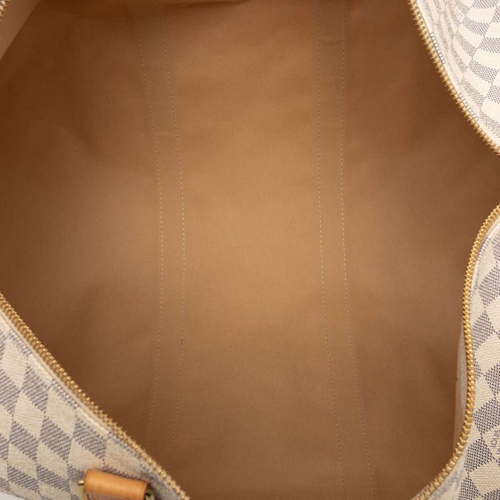 Louis Vuitton Damier Azur Keepall 50 White Very good condition - Model View