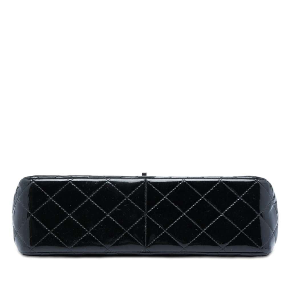 Chanel Jumbo Classic Patent Double Flap Black Leather Very good condition - Inside View