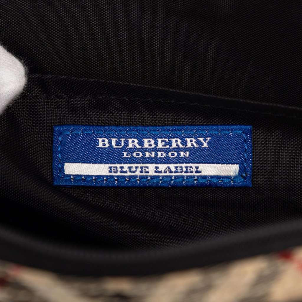 Burberry Nova Check Canvas Handbag Beige Very good condition - Box View