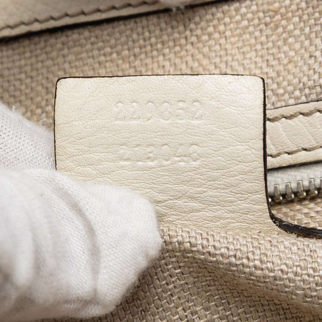 Gucci Medium GG Canvas Icon Bit Tote Beige Very good condition - Box View