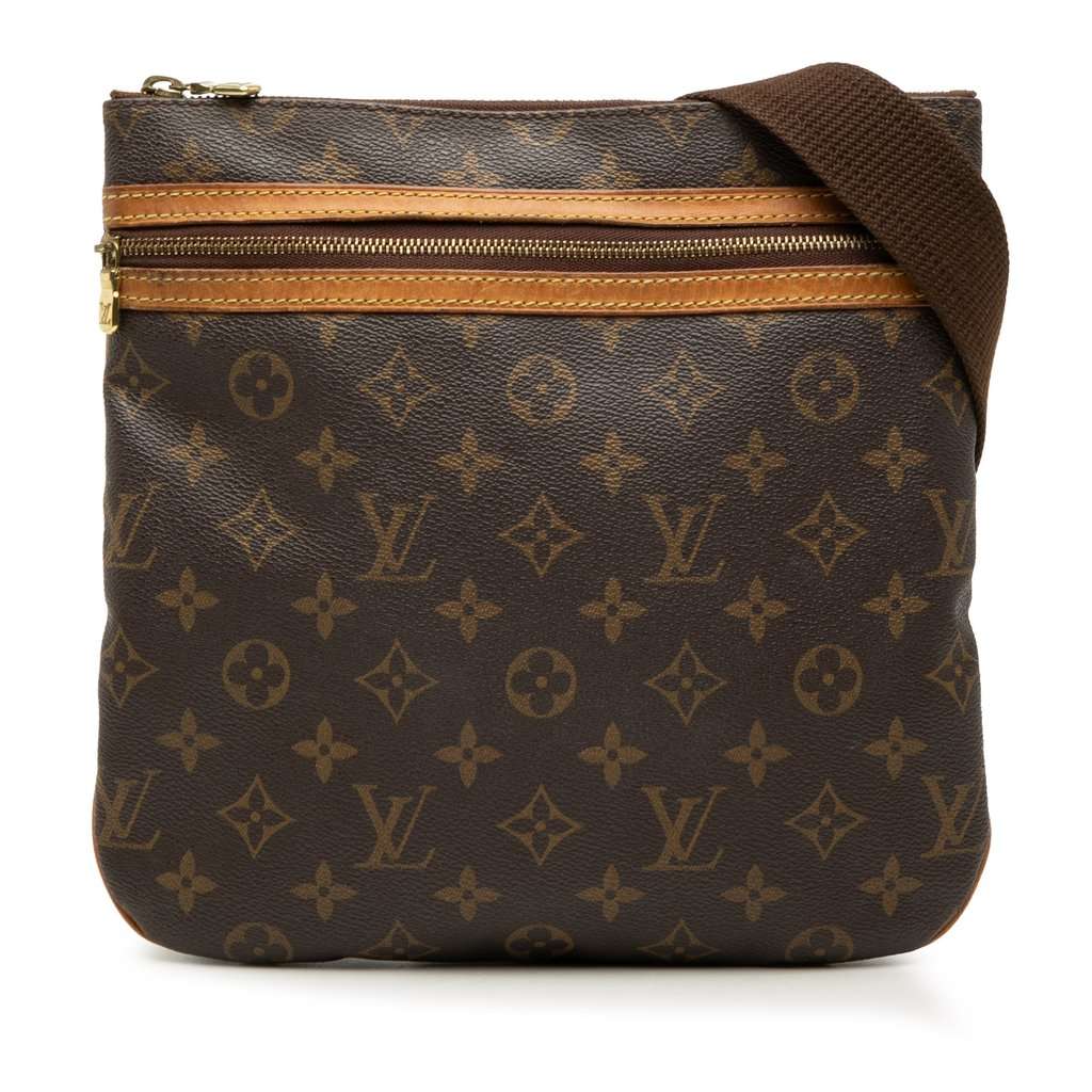 Louis Vuitton Monogram Bosphore Pochette Brown Very good condition - Front View
