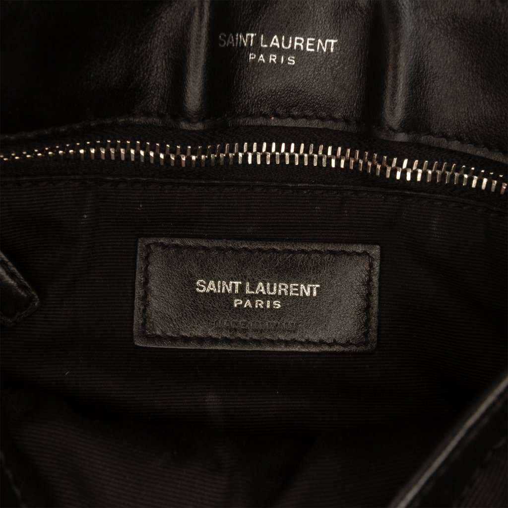 Saint Laurent Toy Matelasse Calfskin Monogram LouLou Crossbody Black Leather Very good - Box View
