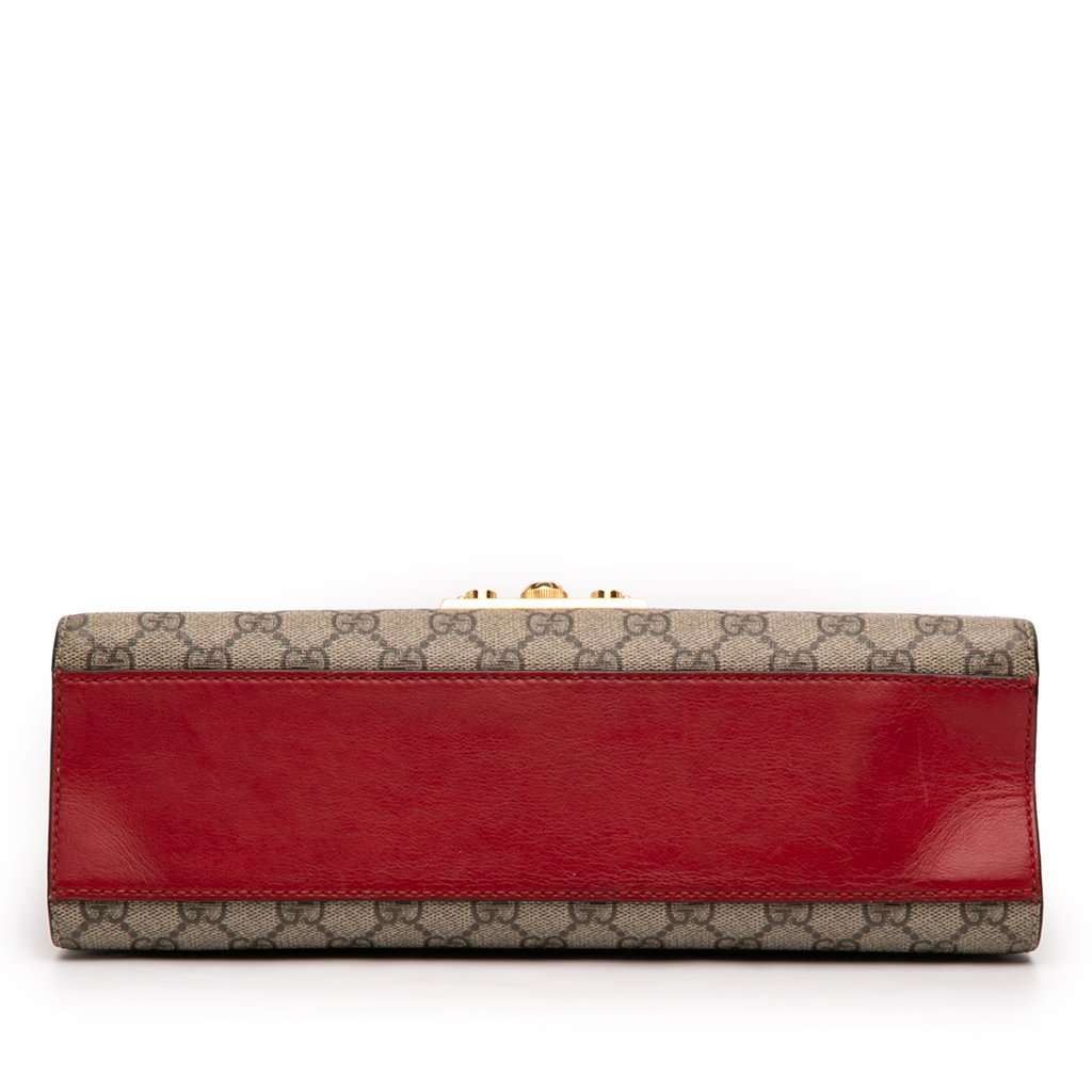 Gucci Medium GG Supreme Padlock Shoulder Bag Beige Very good condition - Inside View