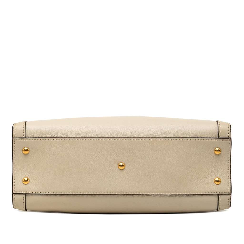 Gucci Small Calfskin Bamboo Diana Satchel Brown Leather Very good - Inside View